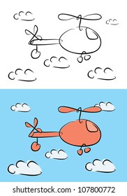 helicopter illustration