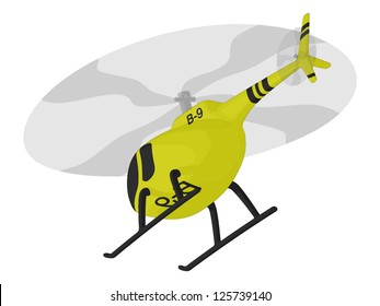 Helicopter (in flight)