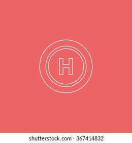 Helicopter landing pad.