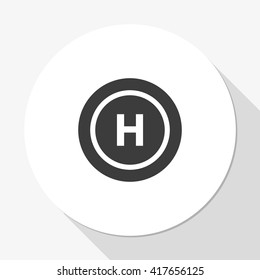Helicopter landing pad.