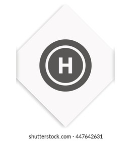 Helicopter landing pad.