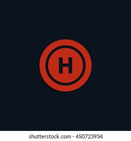 Helicopter landing pad.