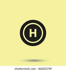 Helicopter landing pad.