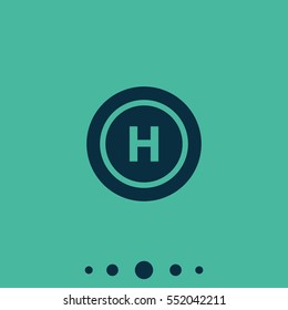 Helicopter landing pad.