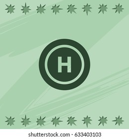 Helicopter landing pad.