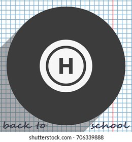Helicopter landing pad.