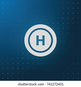 Helicopter landing pad.