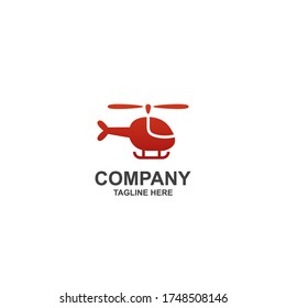 helicopter logo design icon. vector.