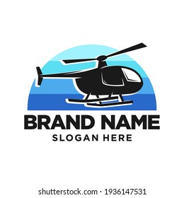 Helicopter Logo Design Template Inspiration, Vector Illustration.