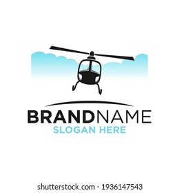 Helicopter Logo Design Template Inspiration, Vector Illustration.