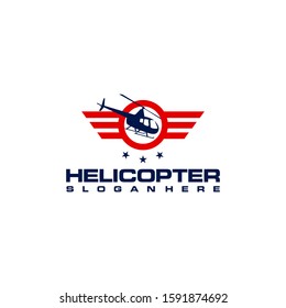 Helicopter Logo Design Vector Template Stock Vector (Royalty Free ...