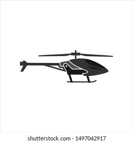 Helicopter Logo. RC Game Symbol. Icon Vector Eps 10.