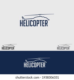 HELICOPTER logo vector design template