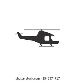 Helicopter logo vector icon illustration design 