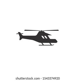 Helicopter logo vector icon illustration design 