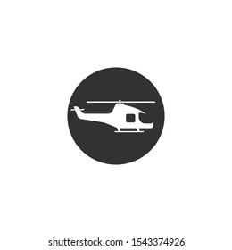Helicopter logo vector icon illustration design 