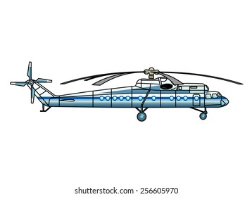 Helicopter Mi-10 crane