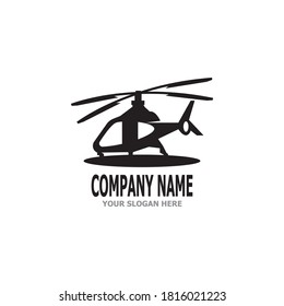 Militärlogo für Hubschrauber, Vektorgrafik-Vorlage