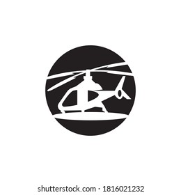 Plantilla de vector del logotipo militar de helicópteros