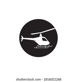 Helicopter military logo vector template