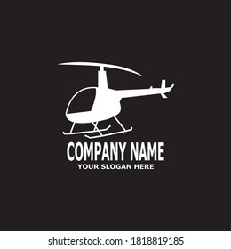 Plantilla de vector del logotipo militar de helicópteros