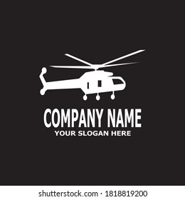 Helicopter Military Logo Vector Template Stock Vector (Royalty Free ...