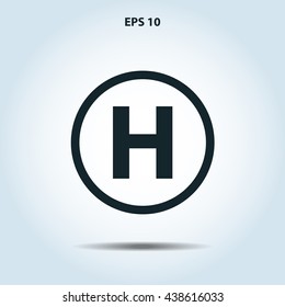 helicopter pad icon