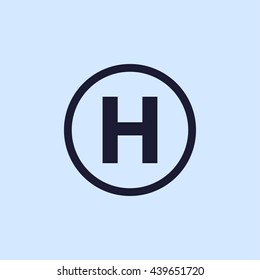 helicopter pad icon