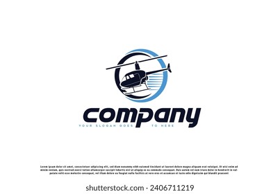 helicopter service logo design. creative helicopter logo design. helicopter company logo