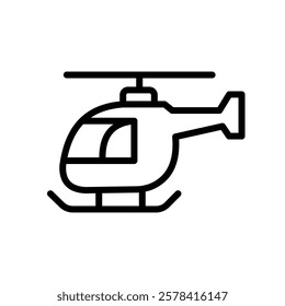 helicopter with sky outline coloring book page line art