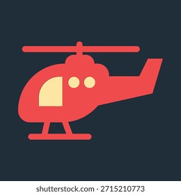 Helikopter smart trendy bunt Vektor hübsches Design nützlich Illustration bunt Hintergrund.eps
