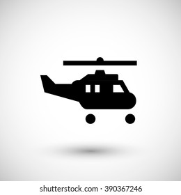 Helicopter symbol icon