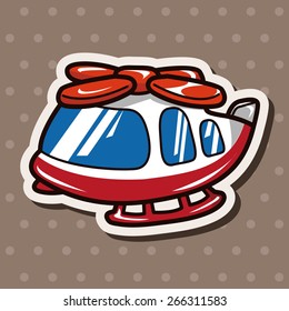 helicopter theme element vector,eps