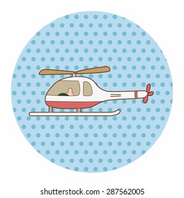 helicopter theme element vector,eps