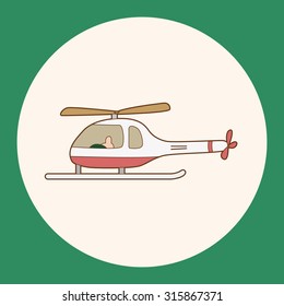 helicopter theme element vector,eps