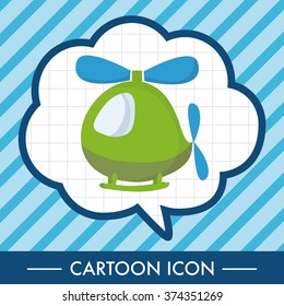 helicopter theme element vector,eps