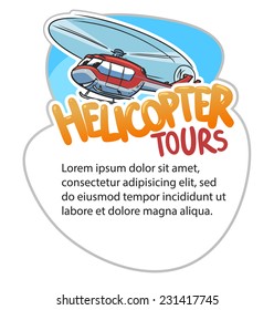helicopter tour banner