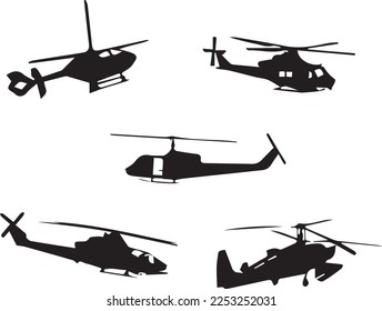 A helicopter is a type of aircraft that uses rotating, or spinning, wings called blades to fly. Unlike an airplane or glider, a helicopter has wings that move. 