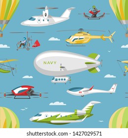 Helicopter vector copter aircraft or rotor plane and chopper jet flight transportation in sky illustration aviation set of aeroplane and airfreighter cargo with propeller background