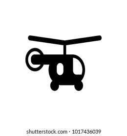 helicopter vector icon