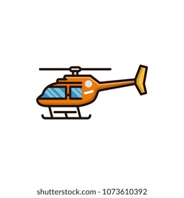 Helicopter vector icon