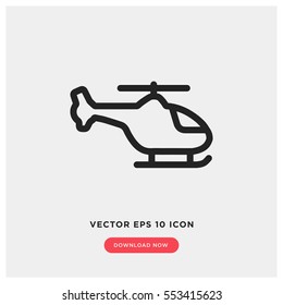 Helicopter vector icon