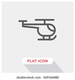 Helicopter vector icon