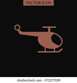 Helicopter vector icon