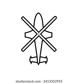 Helicopter vector icon. aircraft illustration sign. fly symbol. airline logo isolated on white background.