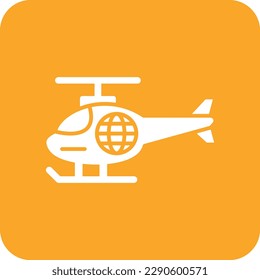 Icono vector helicóptero. Se puede usar para imprimir, móviles y aplicaciones web.