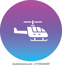 Icono de Vector de helicóptero. Se puede utilizar para aplicaciones de impresión, móviles y de Web.