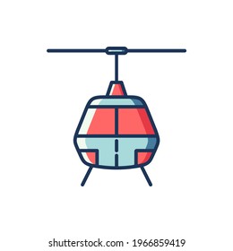 Hubschrauber, Vektorgrafik- und Symboldesign