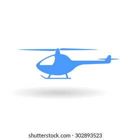 helicopter vector icon sign symbol design element