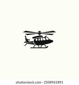 Helicopter vector icon of  Versatile Aircraft in Modern Aviation